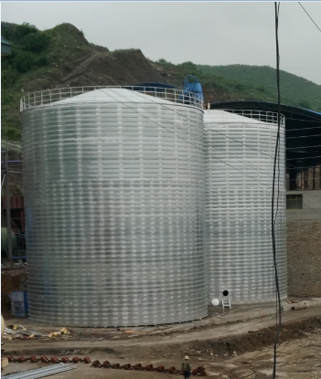 林芝粮食钢板仓的安装全过程不用热焊接